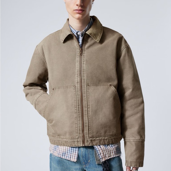 Weekday Washed Utility Jacket - Picture 2 of 4